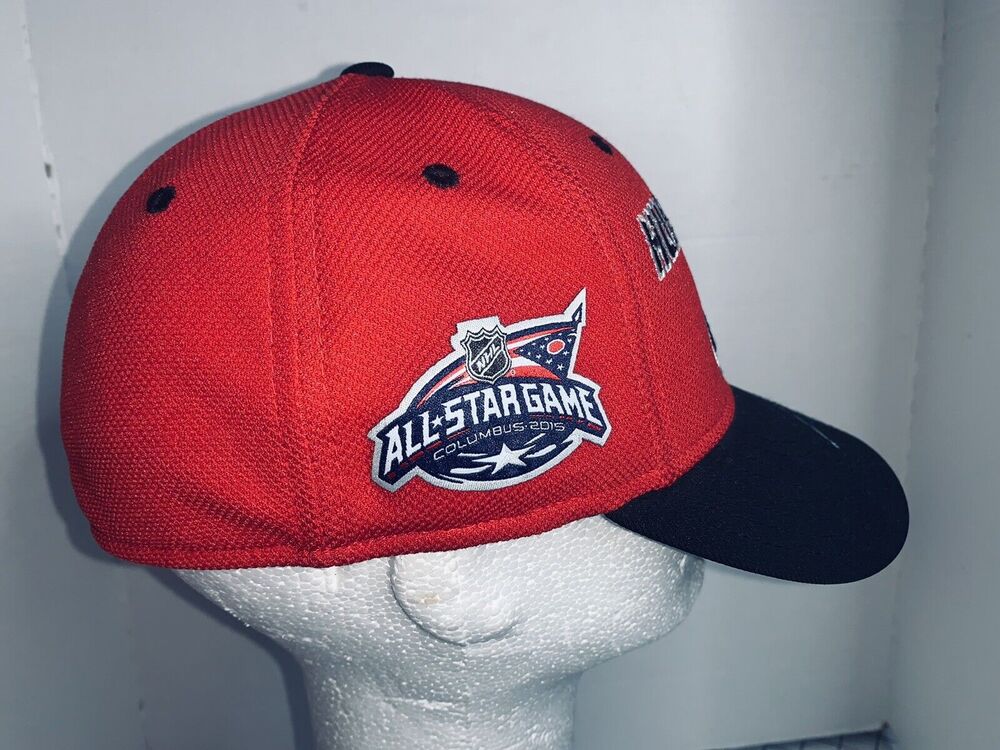 Hurricanes Justin Faulk 27 Autograph 2015 All Star Game Columbus Reebok Cap NHL
